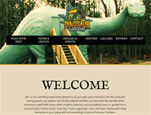 Tablet Screenshot of dinosaurgardensllc.com